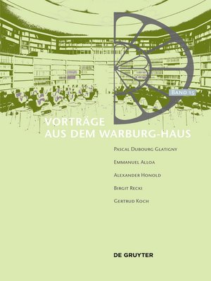 cover image of Vorträge aus dem Warburg-Haus